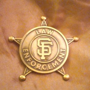 N-7 San Fransisco Law Enforcement Badge belt buckle